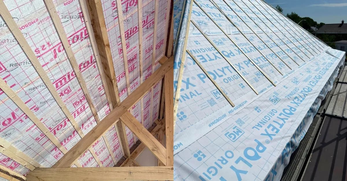 Isoleer binnenuit of buitenaf met folie