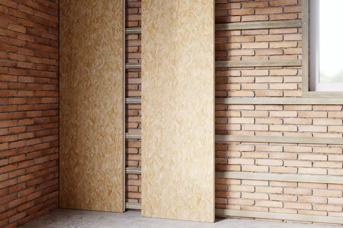PIR verlijmd met OSB plaat