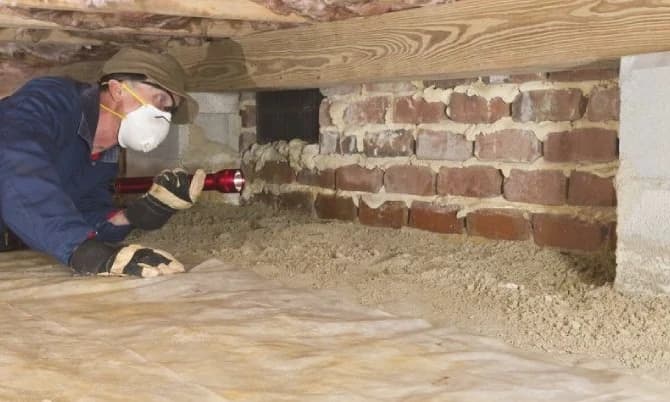 Kruipruimte diepte en isolatiemateriaal