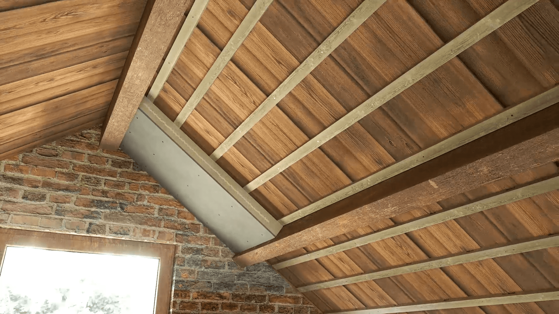 PIR + Gips bevestigen